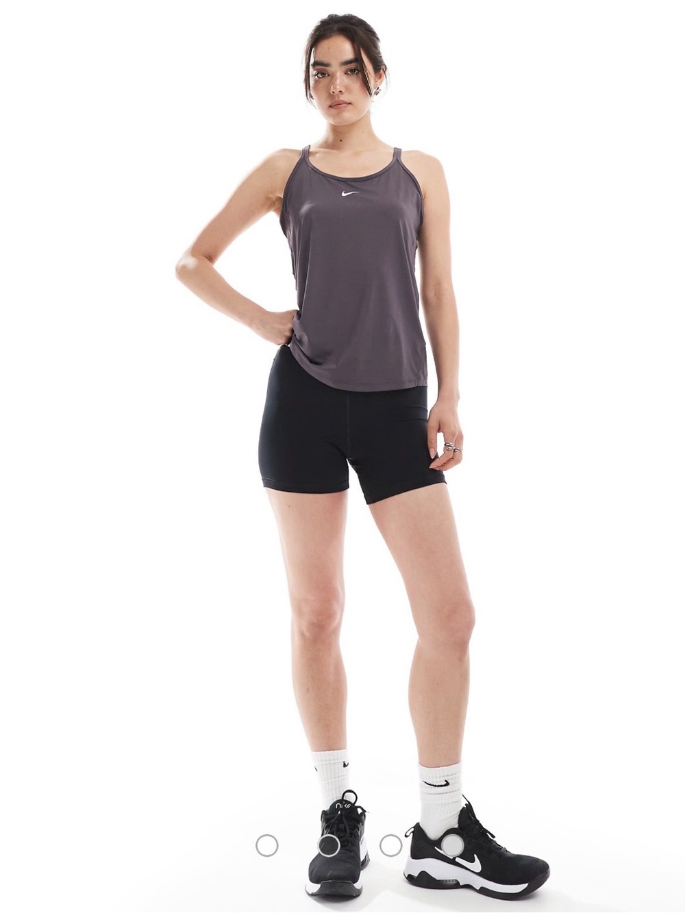 Nike Gray Racerback Athletic Tank Top - Picture 2 of 8